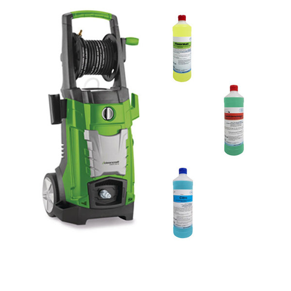 Cleancraft HDR-K 44-13 Kaltwasser-Hochdruckreiniger + GRATIS 3 x Reinigungsmittel