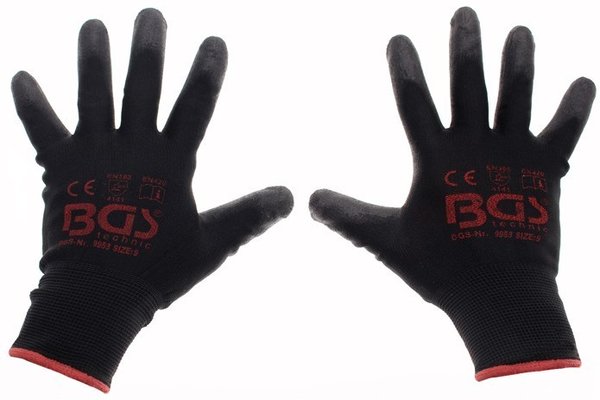 BGS 9953 Mechaniker-Handschuhe Größe 9 (L) Arbeitshandschuhe (5 Paar)