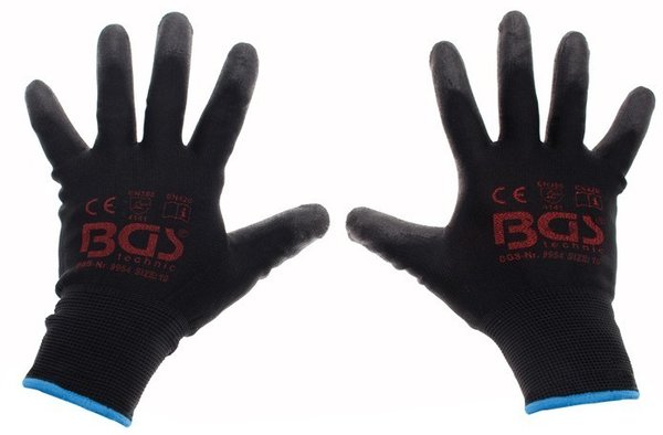 BGS 9954 Mechaniker-Handschuhe Größe 10 (XL) Arbeitshandschuhe (5 Paar)